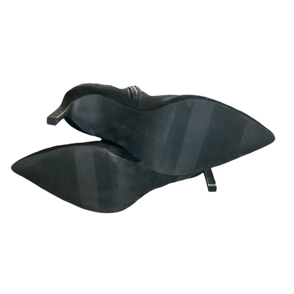 Open Edit Boots knee high faux suede black size 9 - Picture 5 of 6